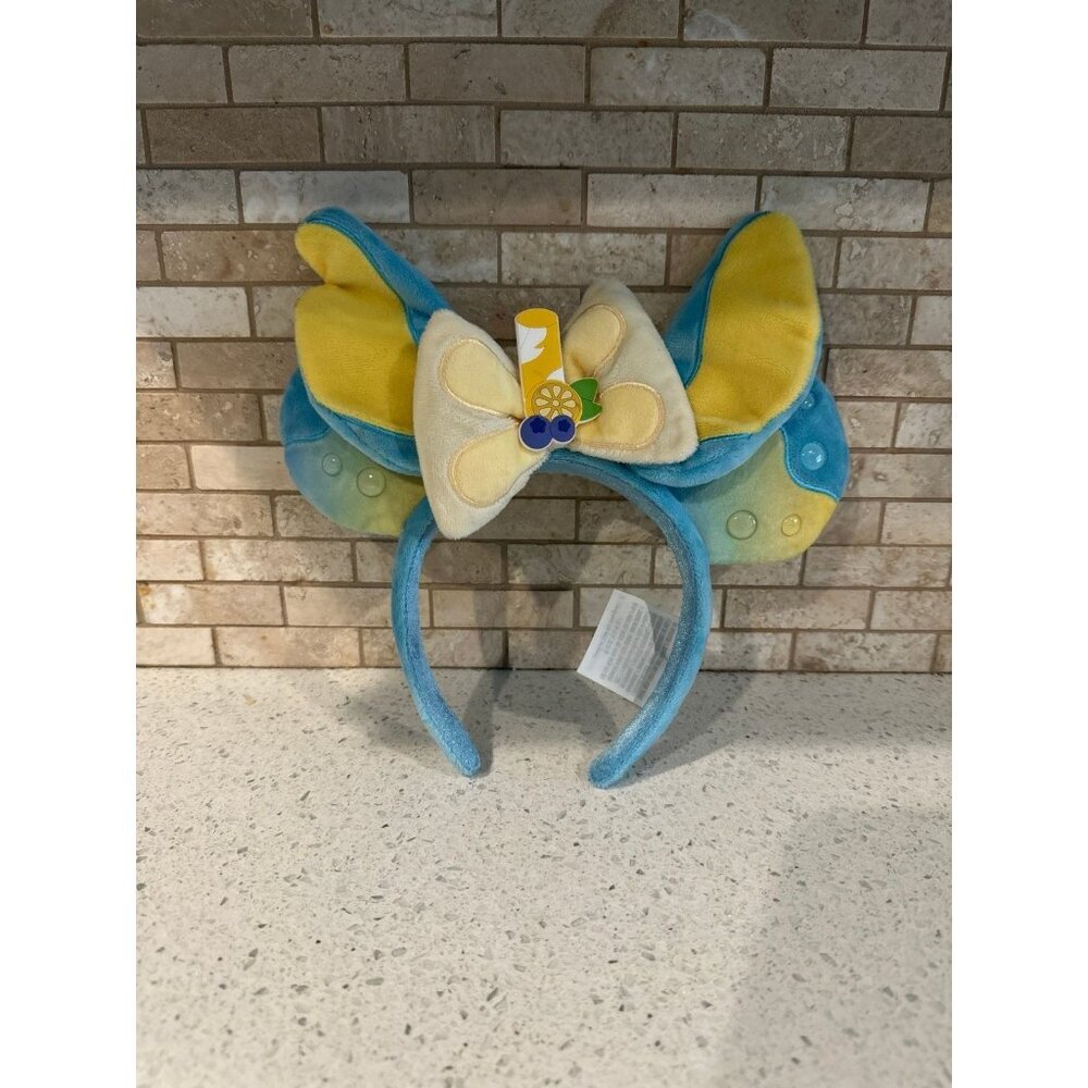 Disney Parks Stitch Blueberry Lemonade Munchlings Ears Headband Picnic‎